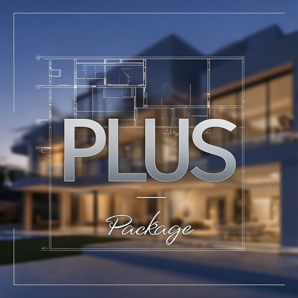 Банер за плюс пакет с текст за недвижими имоти